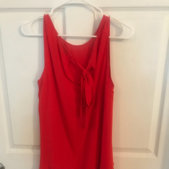 Red Ruffle Top - Picture 2 of 3